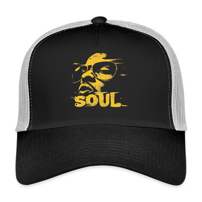 Funky Soul, Trucker Cap - svart/stengrå