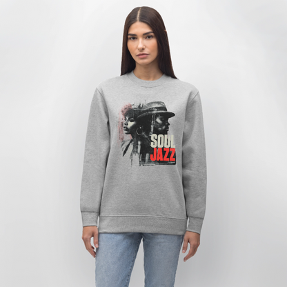 Soul Jazz Experience, Ekologisk sweatshirt CHANGER unisex från Stanley/Stella - gråmelerad