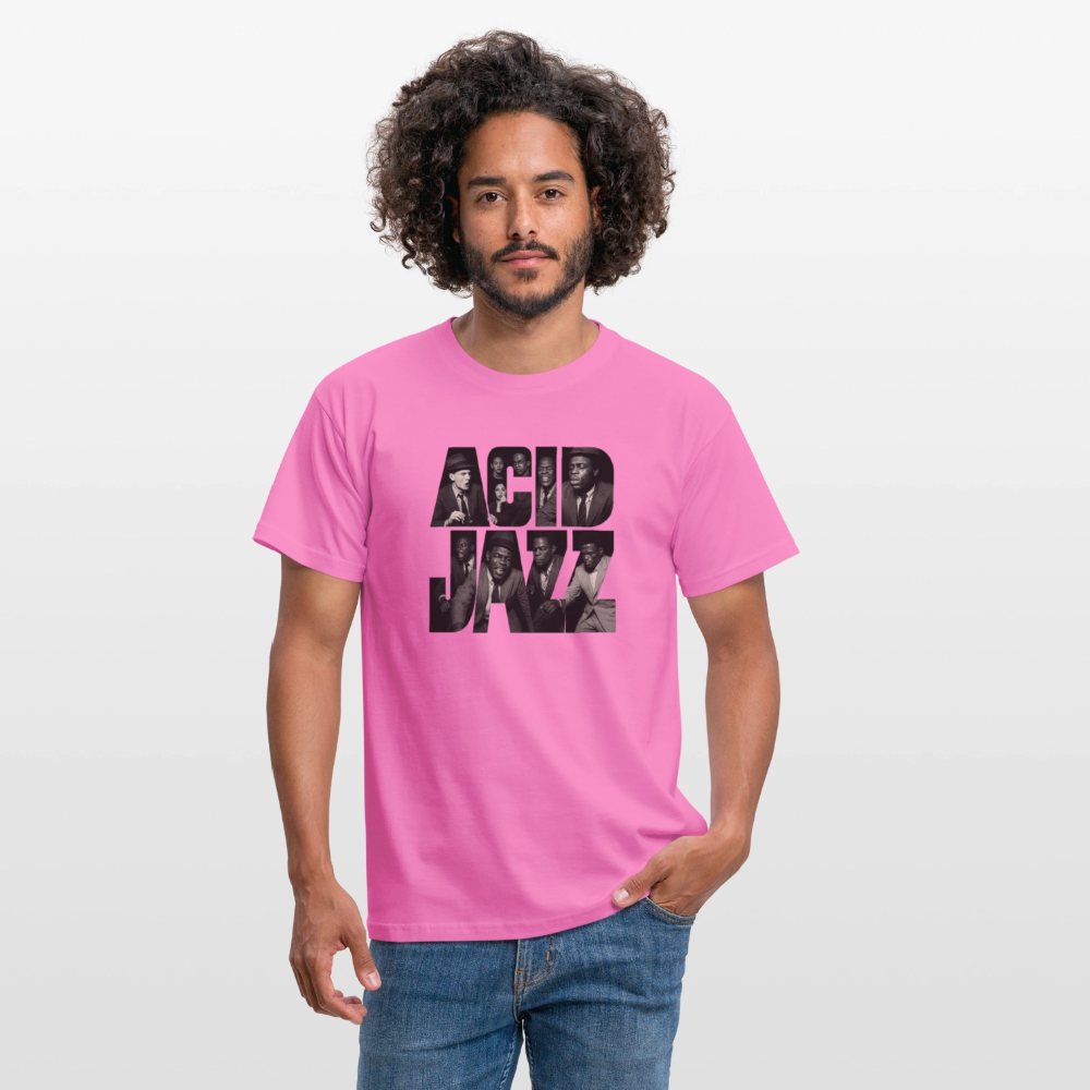 80s Club Jazzdance, T-shirt herr - rosa