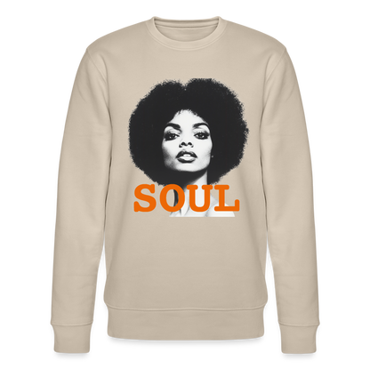 Soul PWR, Ekologisk sweatshirt CHANGER unisex från Stanley/Stella - beige