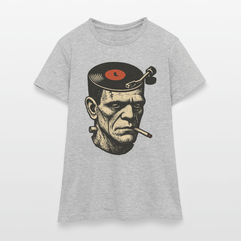 Waxhead, T-shirt dam - gråmelerad