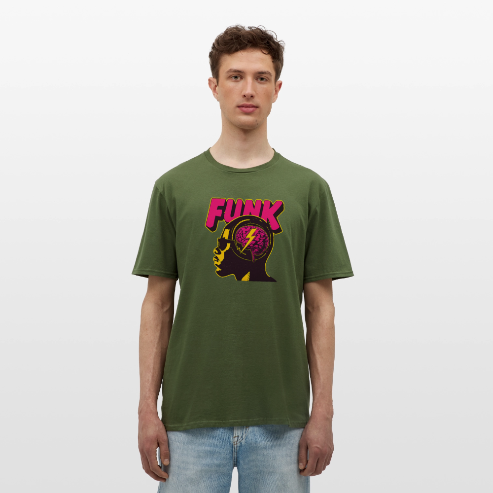 Funk Head, T-shirt herr - Militärgrön