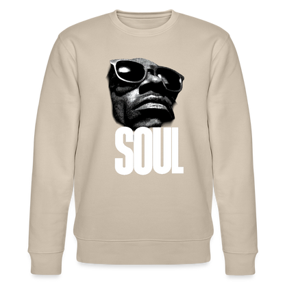 Soul Frequency, Ekologisk sweatshirt CHANGER unisex från Stanley/Stella - beige
