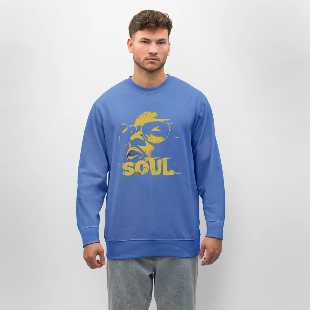 Funky Soul, Ekologisk sweatshirt CHANGER unisex från Stanley/Stella - blå