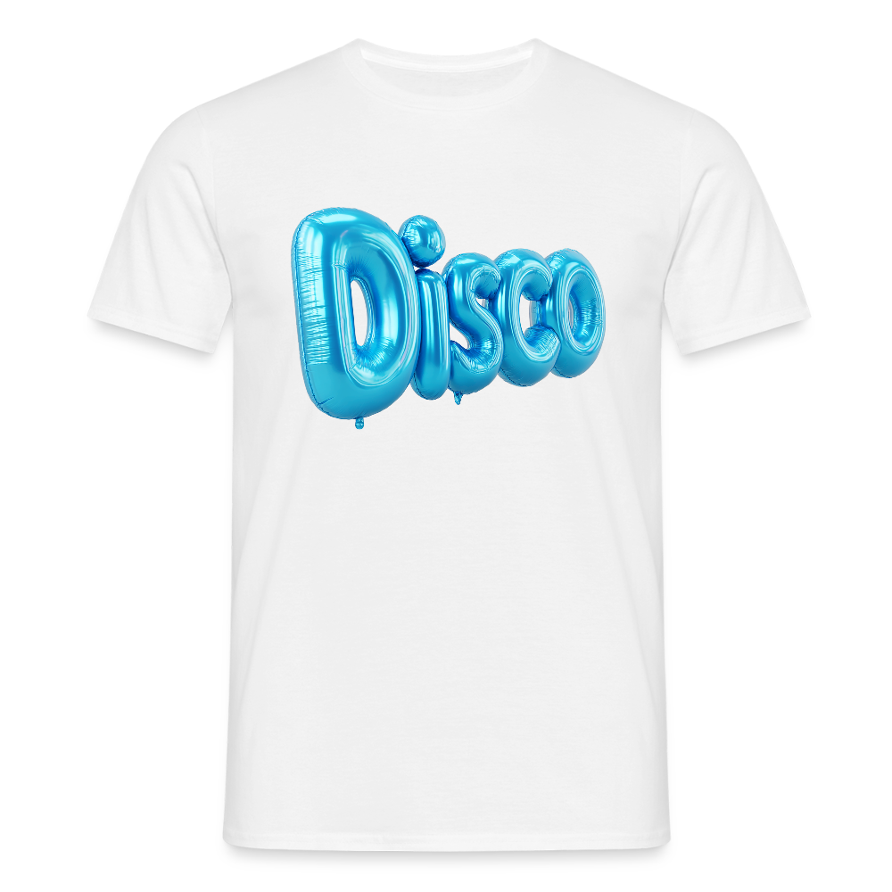 Pump the Disco, T-shirt herr - vit