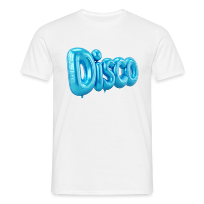 Pump the Disco, T-shirt herr - vit