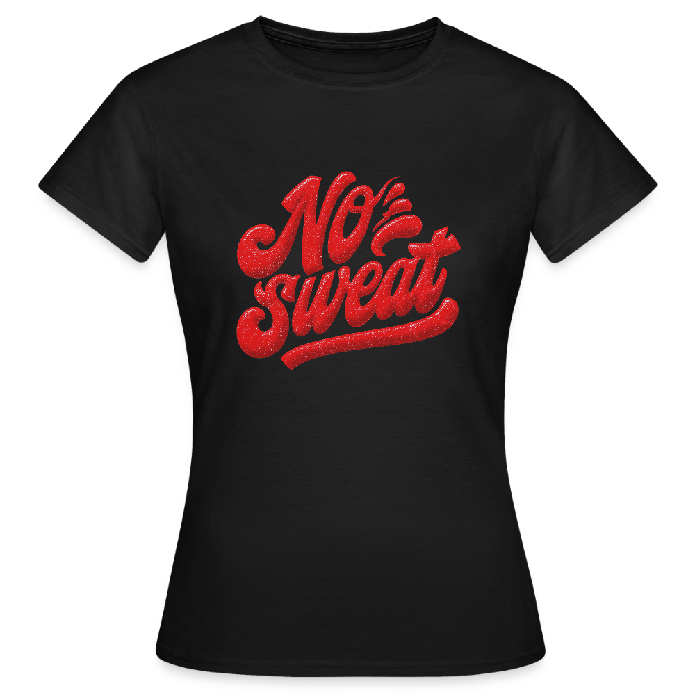 No Sweat, T-shirt dam - svart