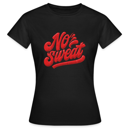 No Sweat, T-shirt dam - svart