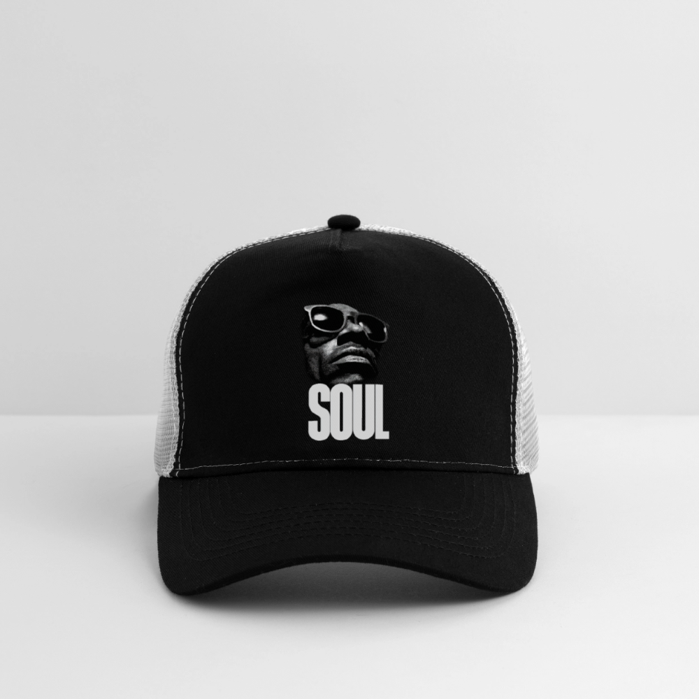 Soul Frequency, Trucker Cap - svart/stengrå