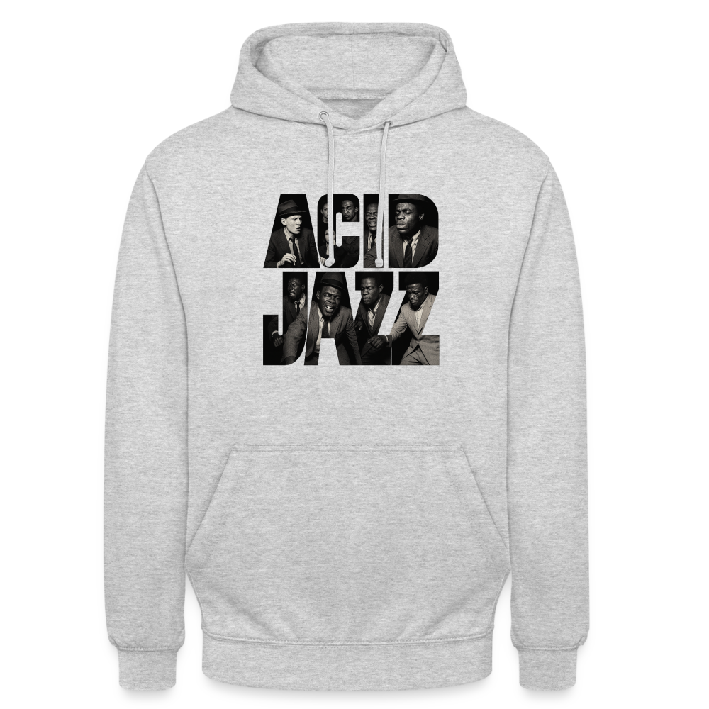 80s Club Jazzdance, Luvtröja unisex - ljusgråmelerad