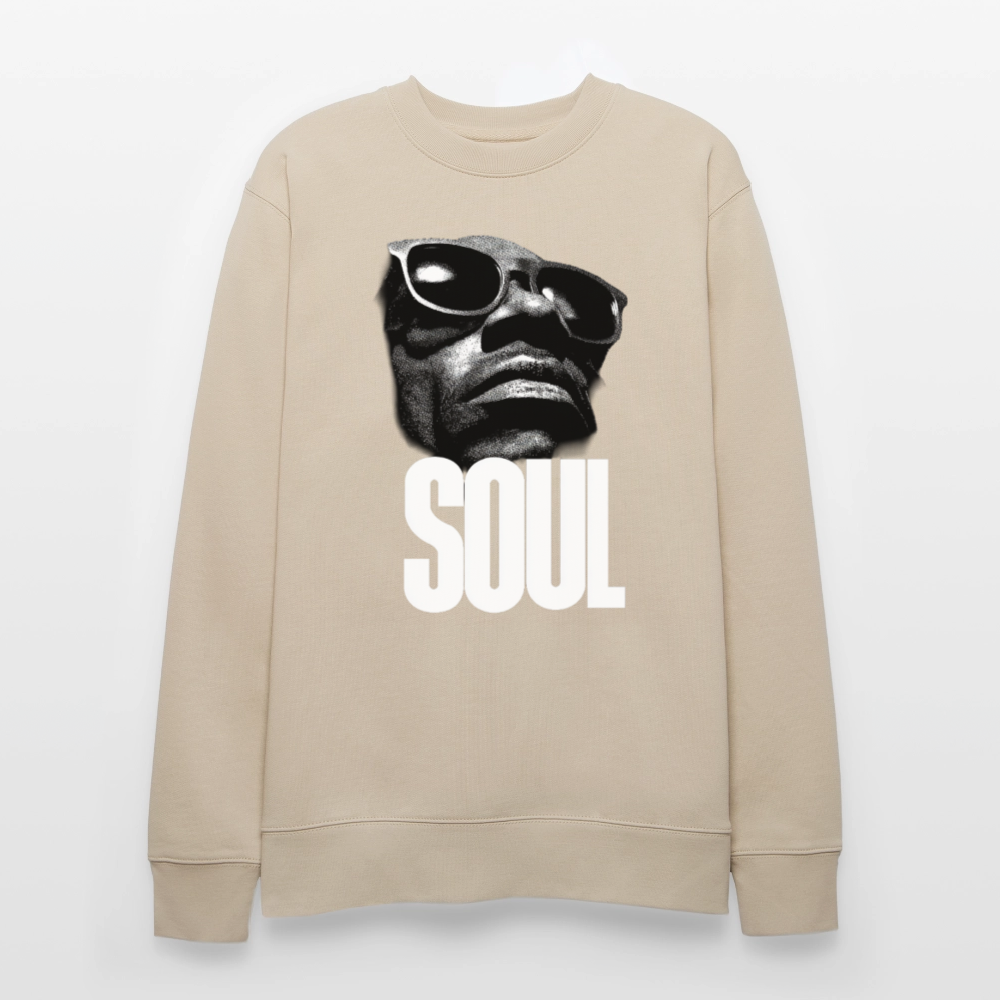 Soul Frequency, Ekologisk sweatshirt CHANGER unisex från Stanley/Stella - beige