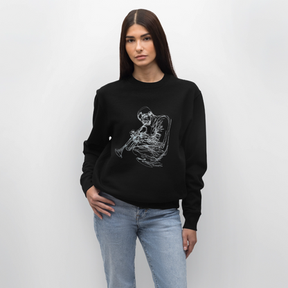 Contours of Jazz, Ekologisk sweatshirt CHANGER unisex från Stanley/Stella - svart