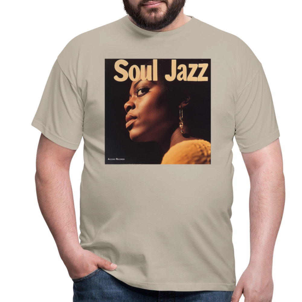 Acceso's Soul Groove: Jazz with a Beat, T-shirt herr - sandbeige