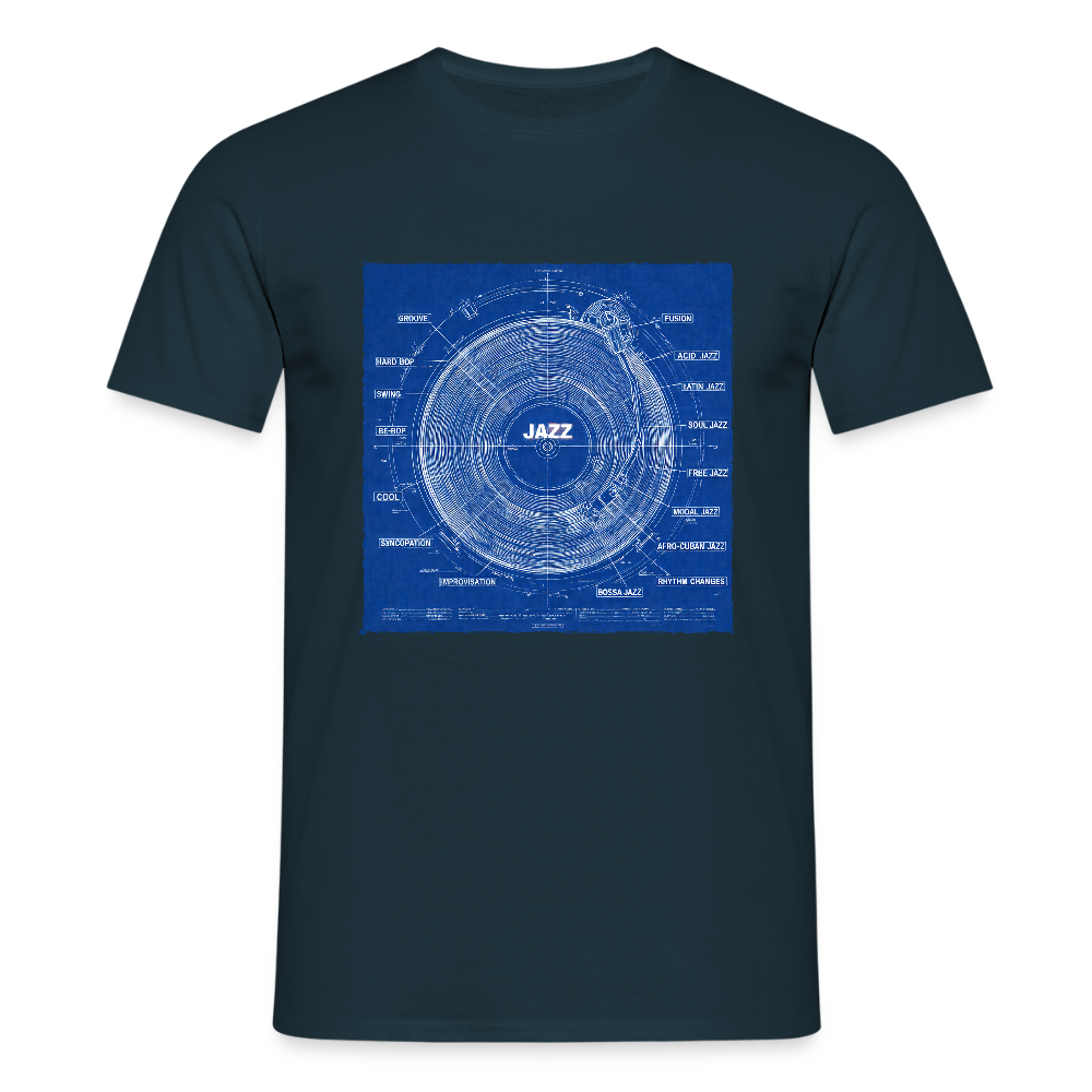 Kind of Blueprint, T-shirt unisex - marinblå