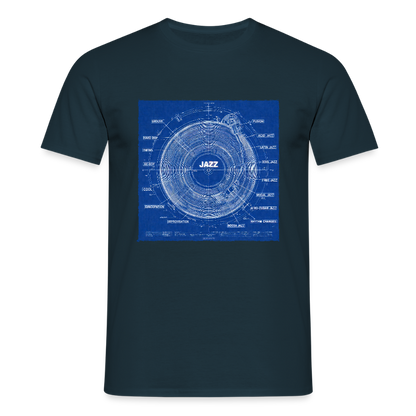 Kind of Blueprint, T-shirt unisex - marinblå