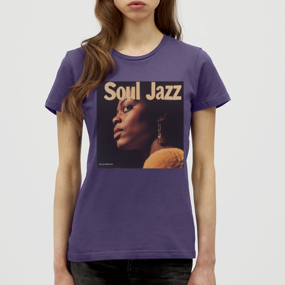 Acceso's Soul Groove: Jazz with a Beat, T-shirt dam - mörklila