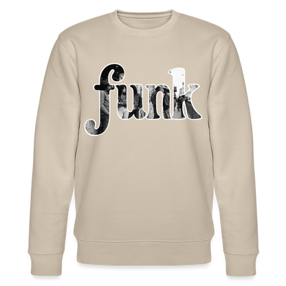 Funk Vibes, Ekologisk sweatshirt CHANGER unisex från Stanley/Stella - beige