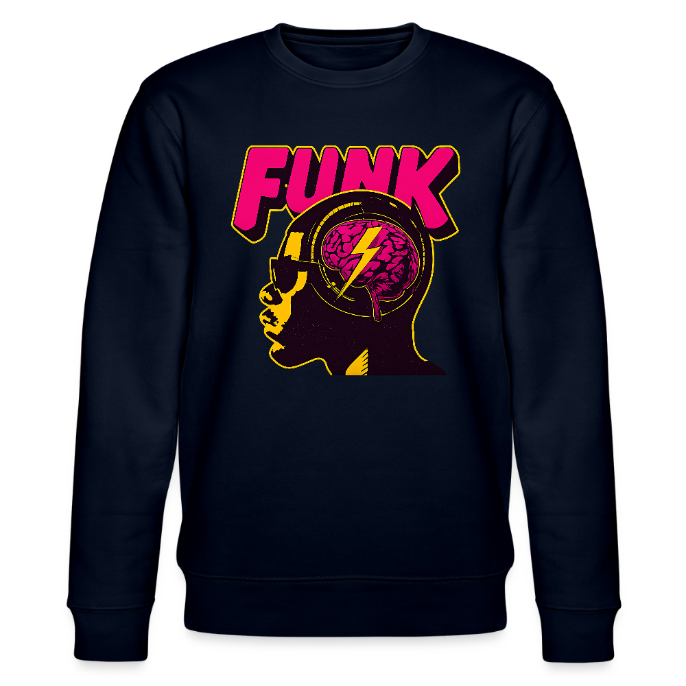 Funk Head, Ekologisk sweatshirt CHANGER unisex från Stanley/Stella - marinblått