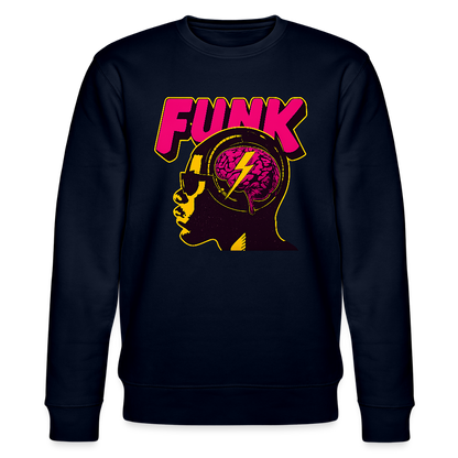 Funk Head, Ekologisk sweatshirt CHANGER unisex från Stanley/Stella - marinblått