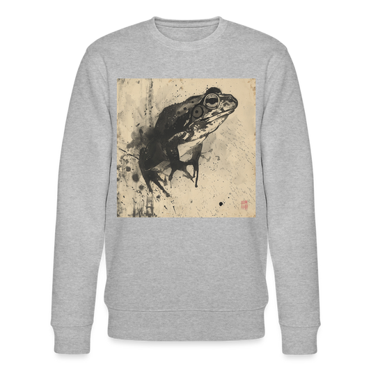 Zen i Sjögräset, Ekologisk sweatshirt CHANGER unisex från Stanley/Stella - gråmelerad