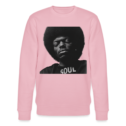 Where Soul Lives, Ekologisk sweatshirt CHANGER unisex från Stanley/Stella - ljusrosa