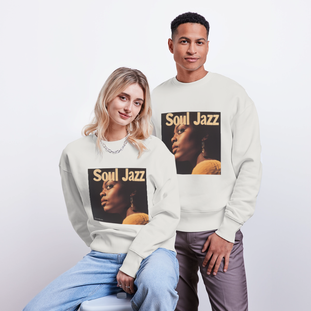 Acceso's Soul Groove: Jazz with a Beat, Ekologisk oversizetröja RADDER unisex från Stanley/Stella - OFF WHITE