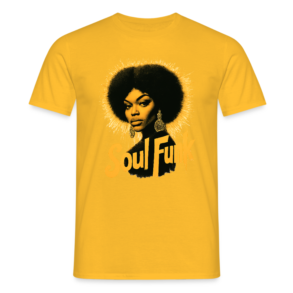 Soul Funk, T-shirt herr - gul