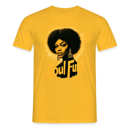 Soul Funk, T-shirt herr - gul