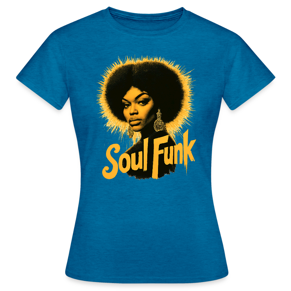Soul Funk, T-shirt dam - antikblå safirljung