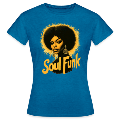 Soul Funk, T-shirt dam - antikblå safirljung