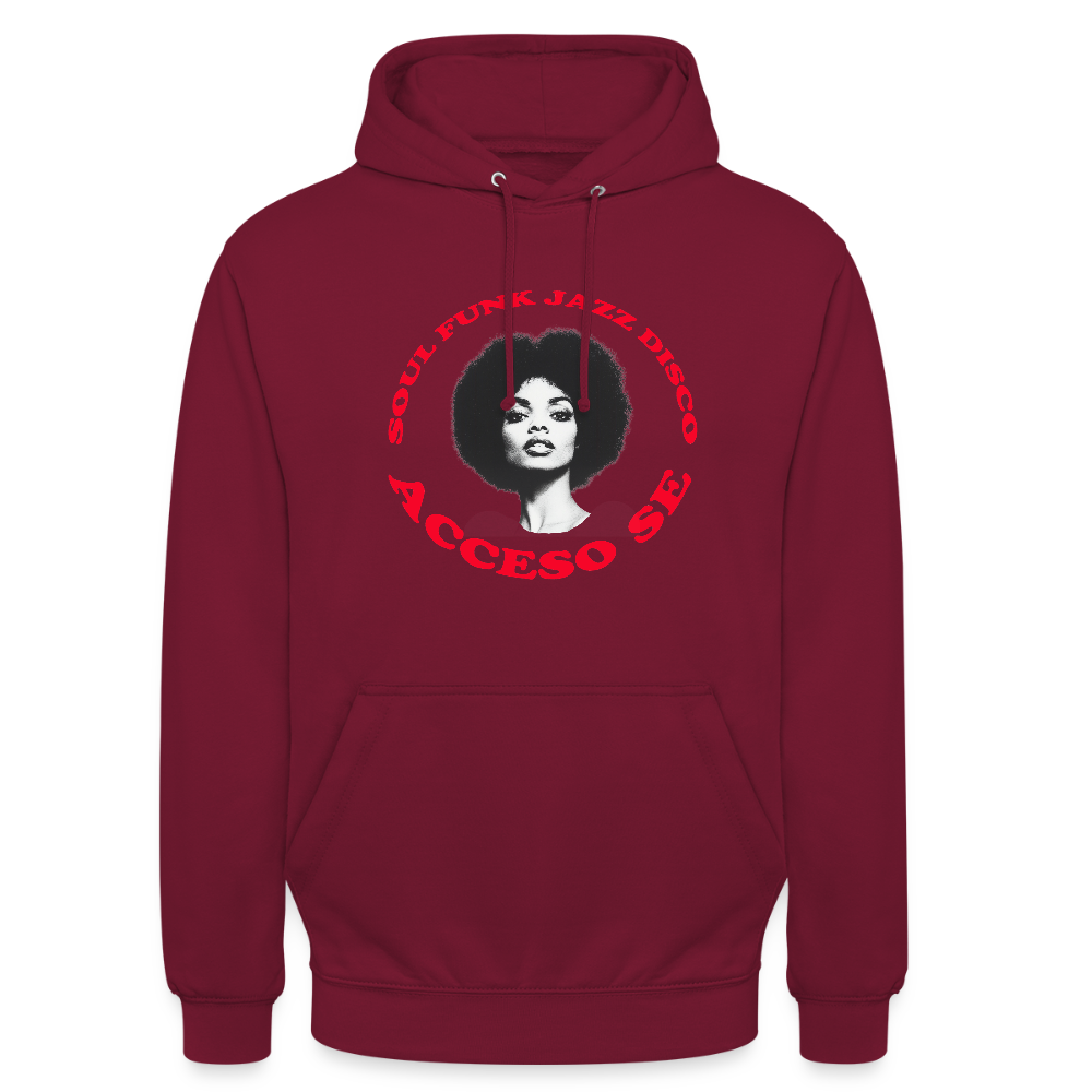 Where Music Lives – Powered by Acceso Family, Luvtröja unisex - bordeaux