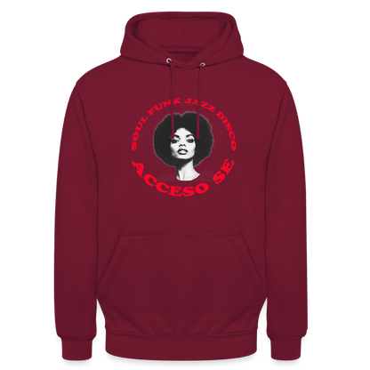 Where Music Lives – Powered by Acceso Family, Luvtröja unisex - bordeaux