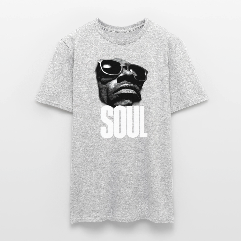 Soul Frequency, T-shirt herr - gråmelerad