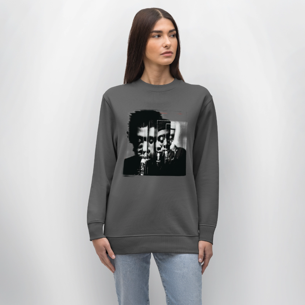 Between Breaths, Ekologisk sweatshirt CHANGER unisex från Stanley/Stella - kolgrå