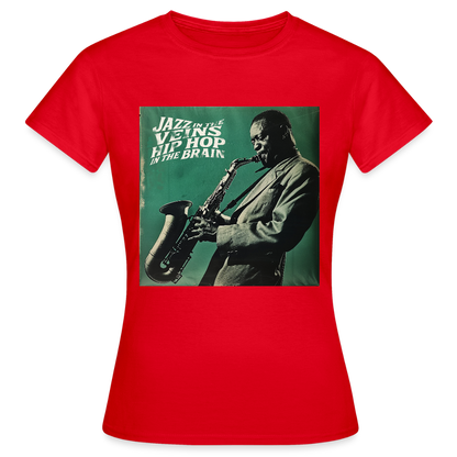 Groove in the Mind, T-shirt dam - röd
