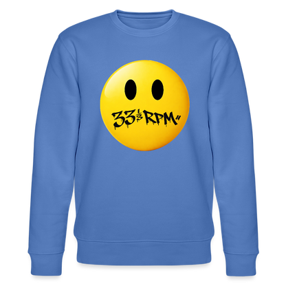 Turntable Grin, Ekologisk sweatshirt CHANGER unisex från Stanley/Stella - blå