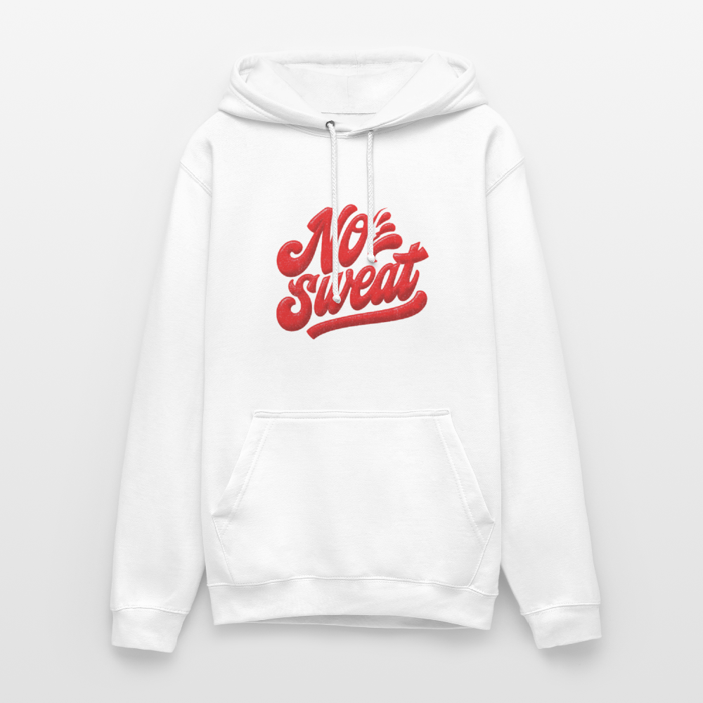No Sweat, Luvtröja unisex - vit