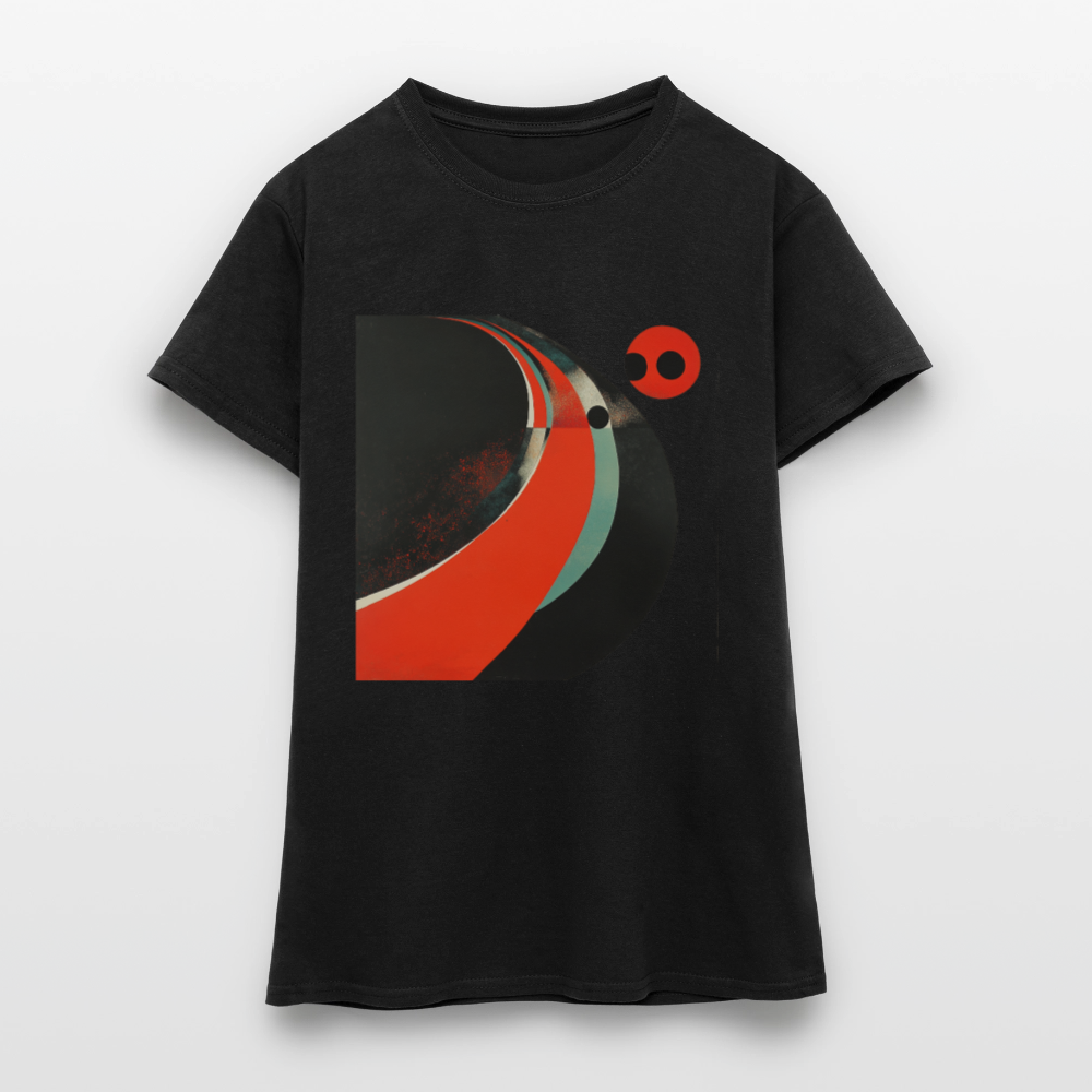 Distant Vinyl Dreams, T-shirt dam - svart