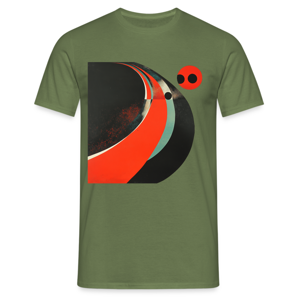 Distant Vinyl Dreams, T-shirt herr - Militärgrön