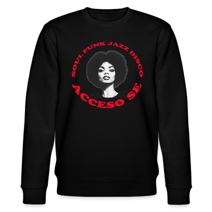 Where Music Lives – Powered by Acceso Family, Ekologisk sweatshirt CHANGER unisex från Stanley/Stella - svart