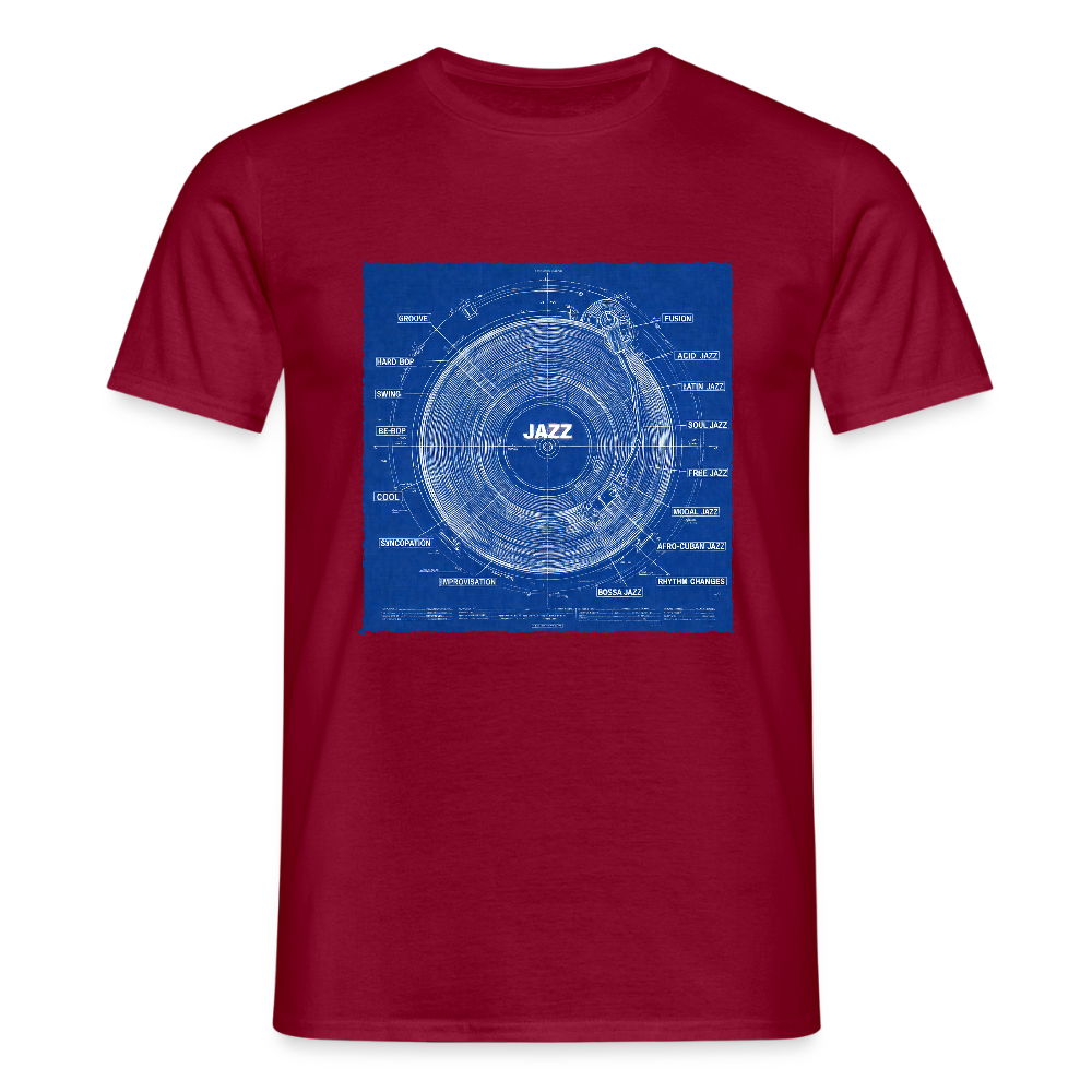 Kind of Blueprint, T-shirt unisex - tegelröd