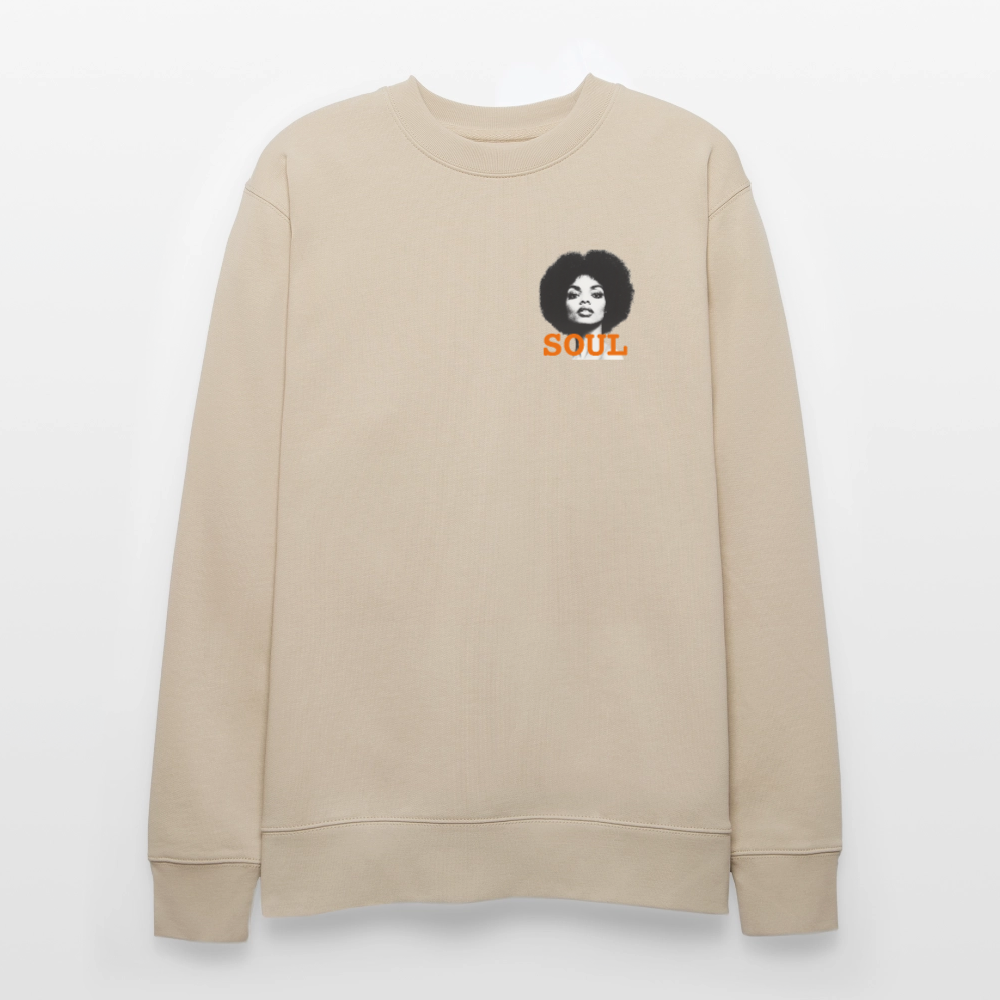 SOUL PWR, Ekologisk sweatshirt CHANGER unisex från Stanley/Stella - beige