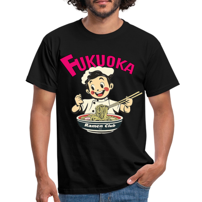 Fukuoka Ramen Club, T-shirt herr - svart