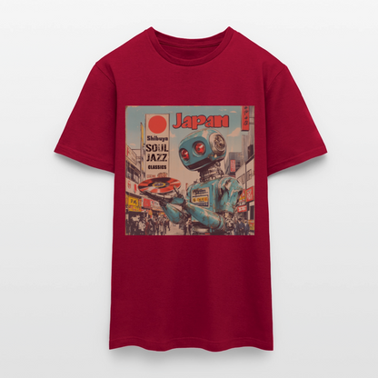 Shibuya Soul Jazz Classics, T-shirt herr - tegelröd