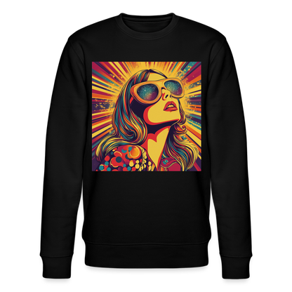 Disco Fever, Ekologisk sweatshirt CHANGER unisex från Stanley/Stella - svart