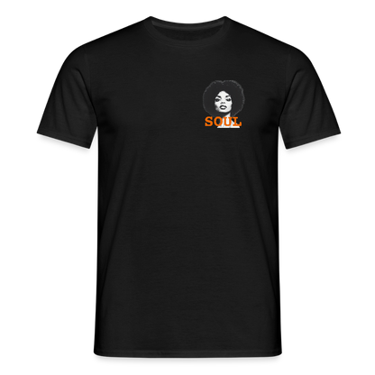 T-shirt unisex - Litet brösttryck - Litet brösttryck - svart