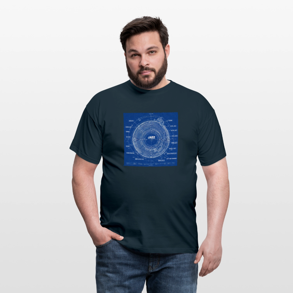 Kind of Blueprint, T-shirt unisex - marinblå
