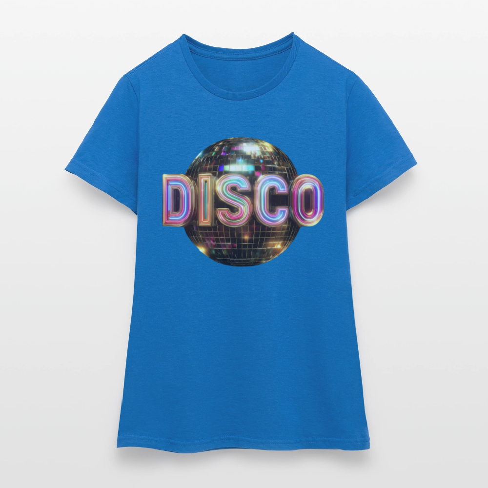 Disco Dreamscape, T-shirt dam - royalblå