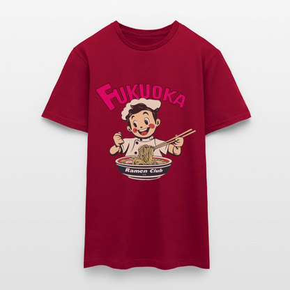 Fukuoka Ramen Club, T-shirt herr - tegelröd