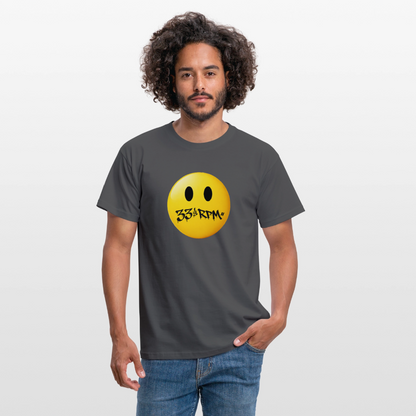 Turntable Grin, T-shirt unisex - kolgrå